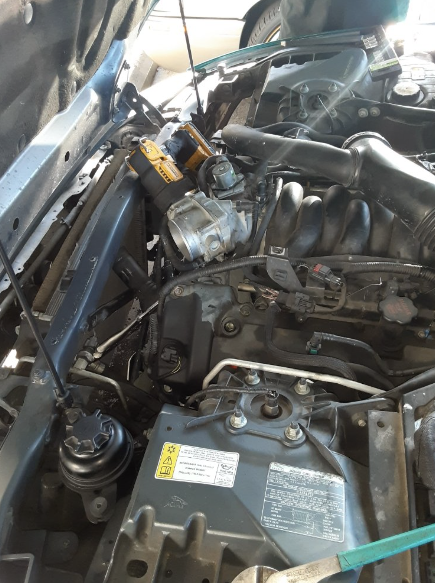 this image shows engine repair in Hollywood, CA